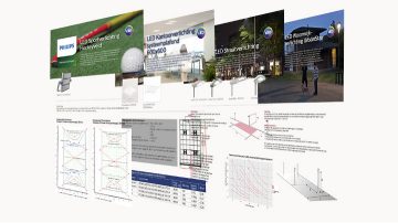 lichtplannen voor zowel binnen- als buitenverlichting