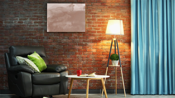 Room Lit Up With Led Bulb