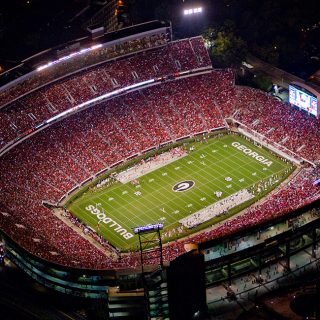 Sanford Stadium at the University of Georgia, NCAA Div I Football Stadium Lighting