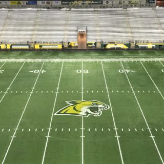 Superior Dome at Northern Michigan University, Collegiate Football Stadium Lighting
