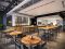 Restaurant bar with HALO Commerical multi-head lighting