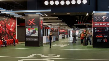 Inside Mercedes Benz Stadium