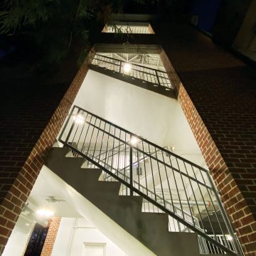 Lovett School and WaveLinx Lite stairwell