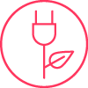 Energy saving icon