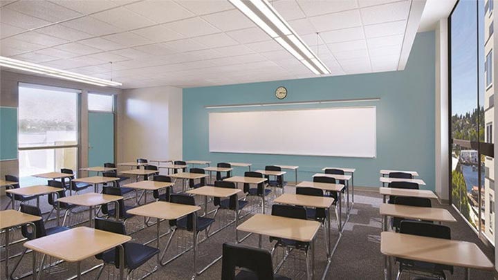 Un &eacute;clairage intelligent pour des salles de classe de qualit&eacute;
