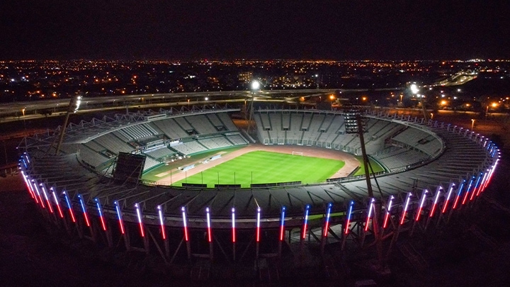 Iluminaci&oacute;n inteligente - Estadio Kempes