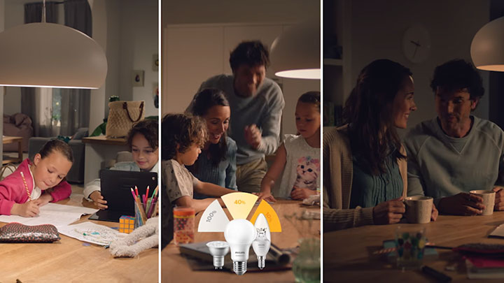 video over woonkamerverlichting met Philips WarmGlow