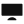Black icon showing a flat screen monitor with a rectangular base, representing a watching movie entertainment concept.