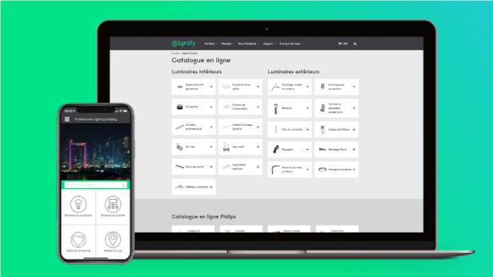 Catalogue de produits