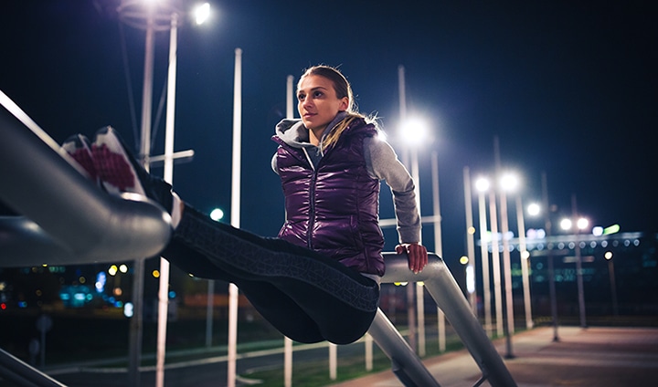 woman-stretching