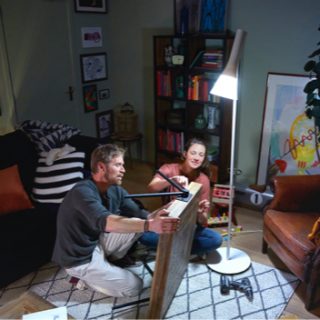 lampes sur pied à DEL pour le salon