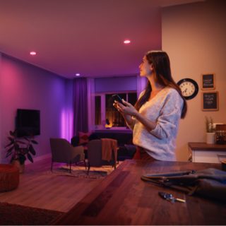 living room recessed lights