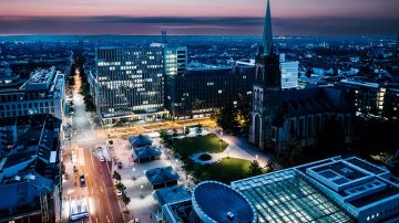Slimme verlichting in de slimme stad Düsseldorf