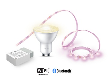 WiZ Lampe und Lightstrip